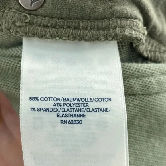 Lands End Wide-Leg Pants Womens M Green 3437 - Picture 7 of 10